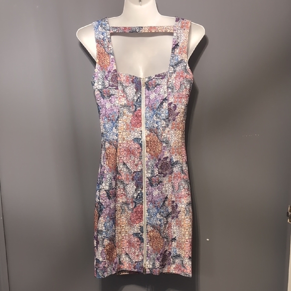 H&M Multicolor Floral Mini Dress - Picture 3 of 4